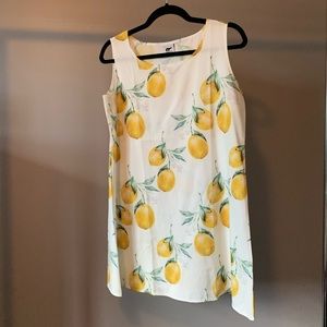 Lemon print dress